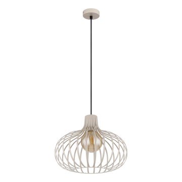 Globo - Luster na sajli 1xE27/40W/230V bež