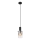 Globo - Luster na sajli 1xE27/40W/230V pr. 12,5 cm crna