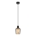 Globo - Luster na sajli 1xE27/40W/230V pr. 13,5 cm crna