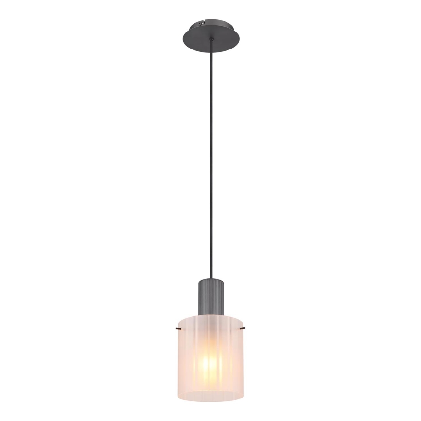 Globo - Luster na sajli 1xE27/40W/230V pr. 18 cm bijela