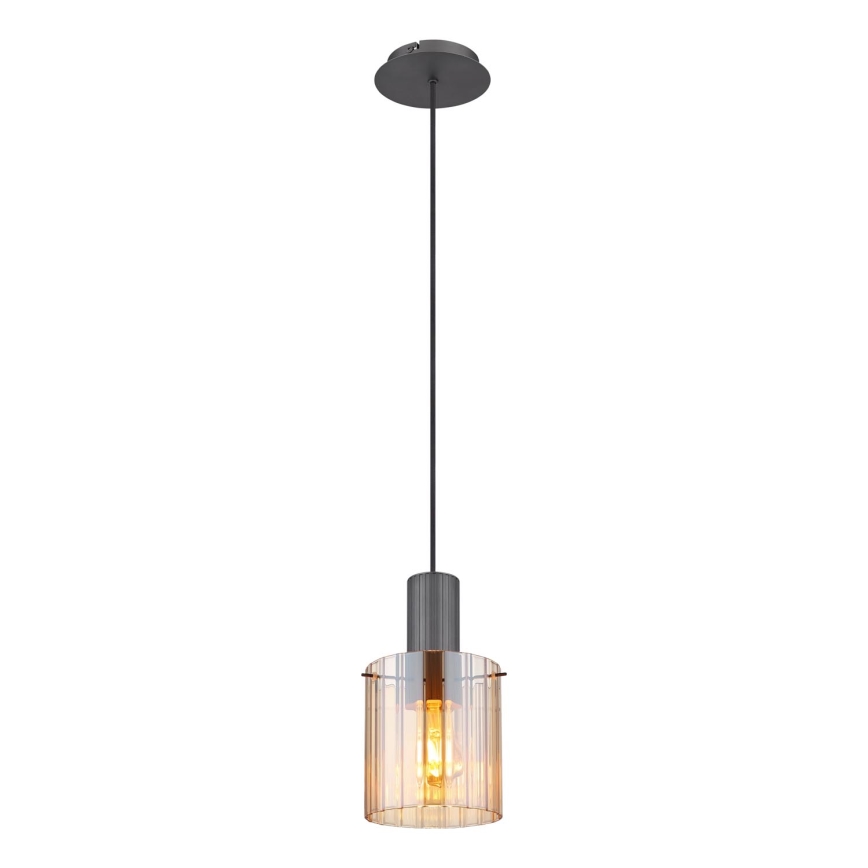 Globo - Luster na sajli 1xE27/40W/230V pr. 18 cm smeđa