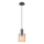 Globo - Luster na sajli 1xE27/40W/230V pr. 18 cm smeđa