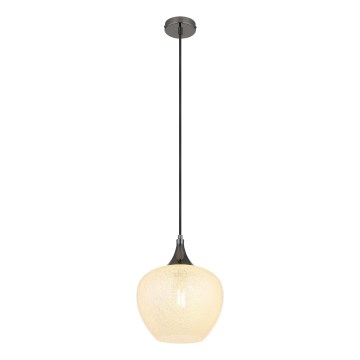 Globo - Luster na sajli 1xE27/40W/230V pr. 24 cm bijela/antracit