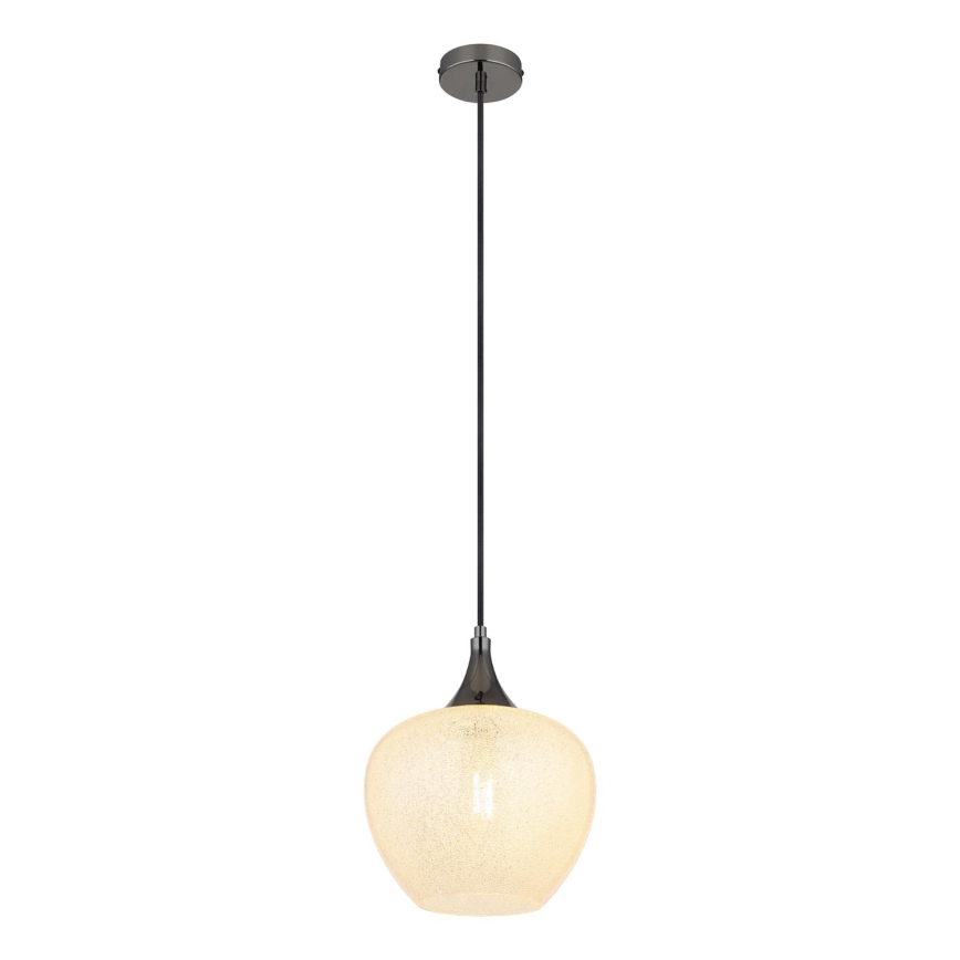 Globo - Luster na sajli 1xE27/40W/230V pr. 24 cm bijela/antracit