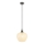 Globo - Luster na sajli 1xE27/40W/230V pr. 24 cm bijela/antracit