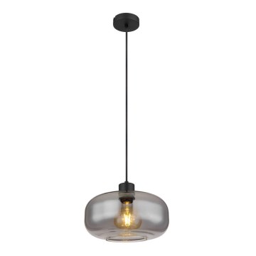 Globo - Luster na sajli 1xE27/40W/230V pr. 28 cm siva