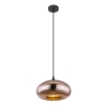 Globo - Luster na sajli 1xE27/60W/230V bakrena