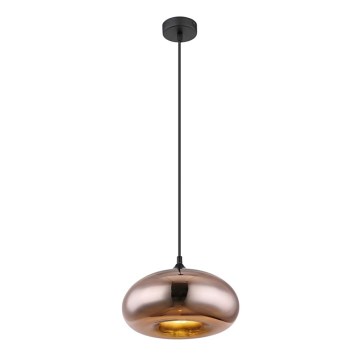 Globo - Luster na sajli 1xE27/60W/230V bakrena