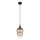 Globo - Luster na sajli 1xE27/60W/230V pr. 18 cm crna