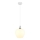 Globo - Luster na sajli 1xE27/60W/230V pr. 24 cm bijela
