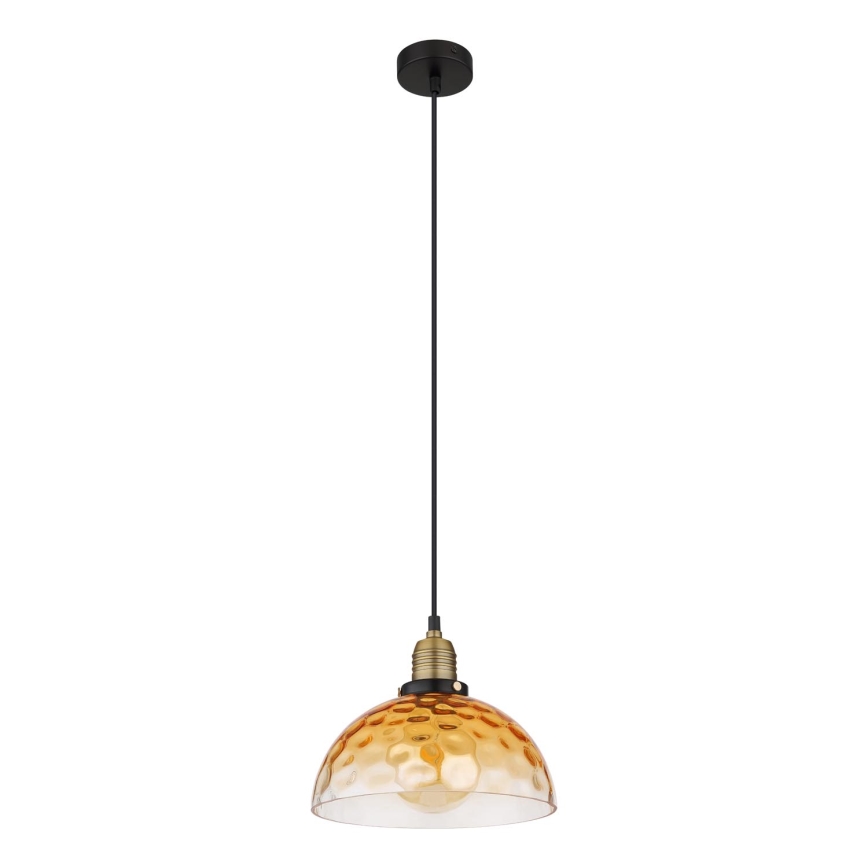 Globo - Luster na sajli 1xE27/60W/230V pr. 25 cm narančasta