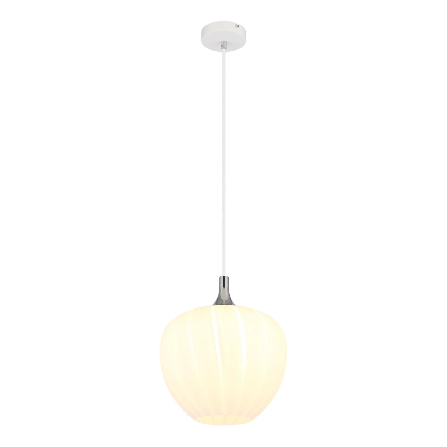 Globo - Luster na sajli 1xE27/60W/230V pr. 29 cm bijela