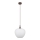 Globo - Luster na sajli 1xE27/60W/230V pr. 29 cm bijela/smeđa
