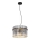 Globo - Luster na sajli 1xE27/60W/230V pr. 40 cm crna