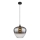 Globo - Luster na sajli 1xE27/60W/230V pr. 40 cm crna