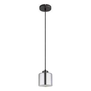 Globo - Luster na sajli 1xE27/60W/230V sjajni krom pr. 14 cm