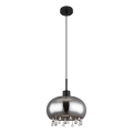 Globo - Luster na sajli 1xE27/9W/230V pr. 28 cm crna