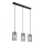 Globo - Luster na sajli 3xE14/25W/230V crna