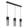 Globo - Luster na sajli 3xE27/25W/230V crna