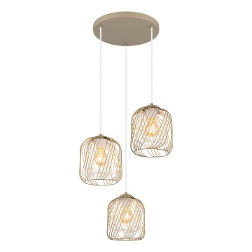 Globo - Luster na sajli 3xE27/40W/230V
