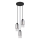 Globo - Luster na sajli 3xE27/40W/230V pr. 25 cm crna