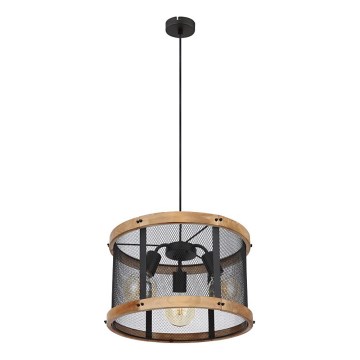 Globo - Luster na sajli 3xE27/40W/230V pr. 40 cm