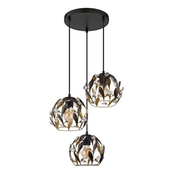 Globo - Luster na sajli 3xE27/40W/230V pr. 41 cm