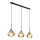 Globo - Luster na sajli 3xE27/60W/230V crna