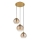 Globo - Luster na sajli 3xE27/60W/230V mesing