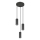 Globo - Luster na sajli 3xGU10/25W/230V crna