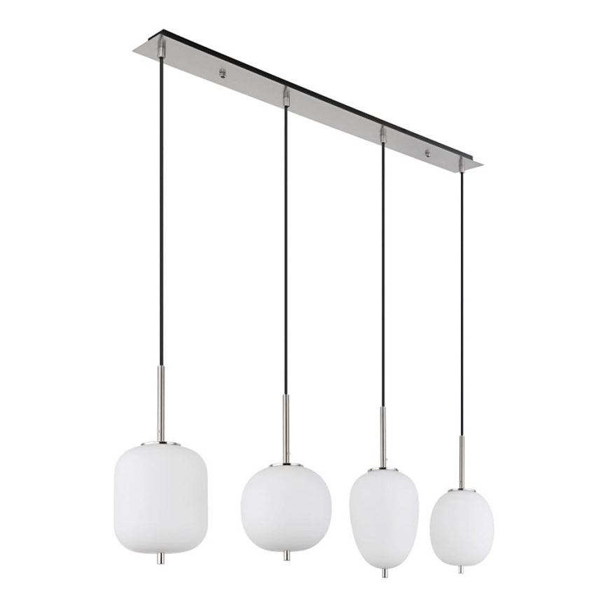 Globo - Luster na sajli 4xE14/40W/230V bijela