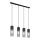Globo - Luster na sajli 4xE27/25W/230V crna