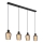 Globo - Luster na sajli 4xE27/40W/230V crna