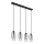 Globo - Luster na sajli 4xE27/40W/230V crna