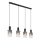 Globo - Luster na sajli 4xE27/40W/230V crna
