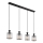 Globo - Luster na sajli 4xE27/60W/230V crna