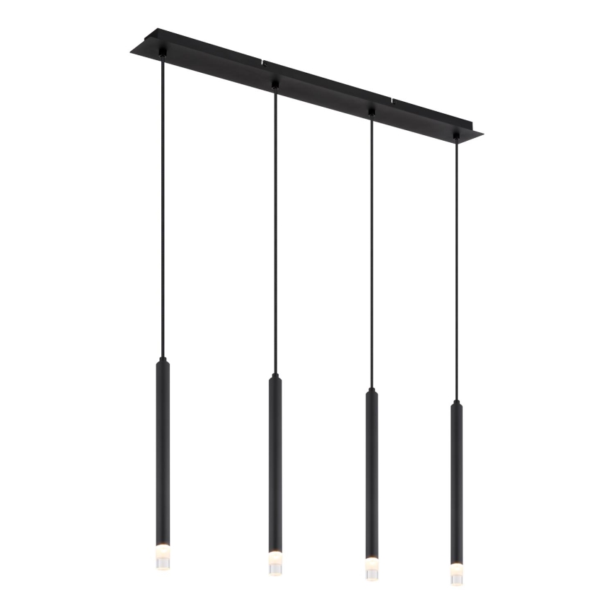 Globo - Luster na sajli 4xG9/4W/230V crna