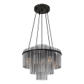 Globo - Luster na sajli 5xE27/60W/230V crna