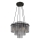 Globo - Luster na sajli 5xE27/60W/230V crna