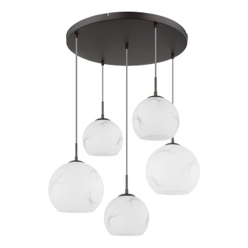 Globo - Luster na sajli 5xE27/60W/230V prom. 75 cm