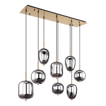 Globo - Luster na sajli 8xE14/40W/230V dimna