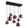 Globo - Luster na sajli 8xE27/40W/230V bakreni