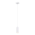 Globo - Luster na užetu 1xGU10/35W/230V bijela