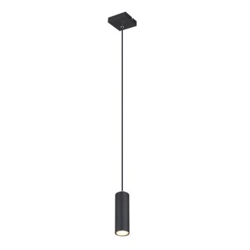 Globo - Luster na užetu 1xGU10/35W/230V crna