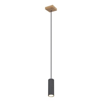 Globo - Luster na užetu 1xGU10/35W/230V siva/smeđa