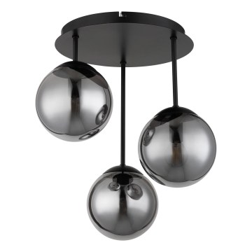 Globo - Nadgradni luster 3xE14/25W/230V crni