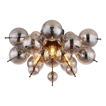 Globo - Nadgradni luster 3xE14/25W/230V pr. 55 cm crna