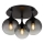 Globo - Nadgradni luster 3xE27/10W/230V pr. 46 cm crna