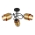 Globo - Nadgradni luster 3xE27/40W/230V crna/mesing