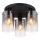 Globo - Nadgradni luster 3xE27/40W/230V pr. 40,5 cm crna